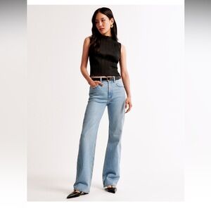 Abercrombie & Fitch Light Blue Straight Leg Jeans